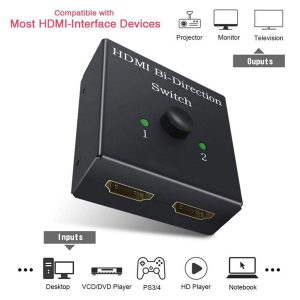 سویچ 1 به 2 دستی HDMI مدل BAMA-12