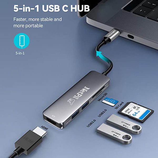 هاب 5 پورت USB C نت پیل مدل 8031