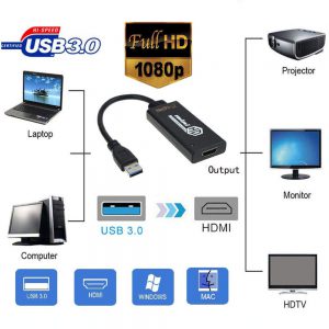 تبدیل USB 3.0 به HDMI نت پیل مدل 8020