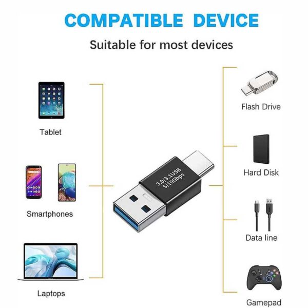 مبدل USB 3.0 به USB C مدل NETPIL-TB853