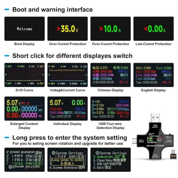 تستر درگاه USB مدل NETPIL J7-C