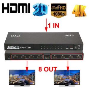 اسپلیتر HDMI هشت پورت نت پیل مدل SPH08