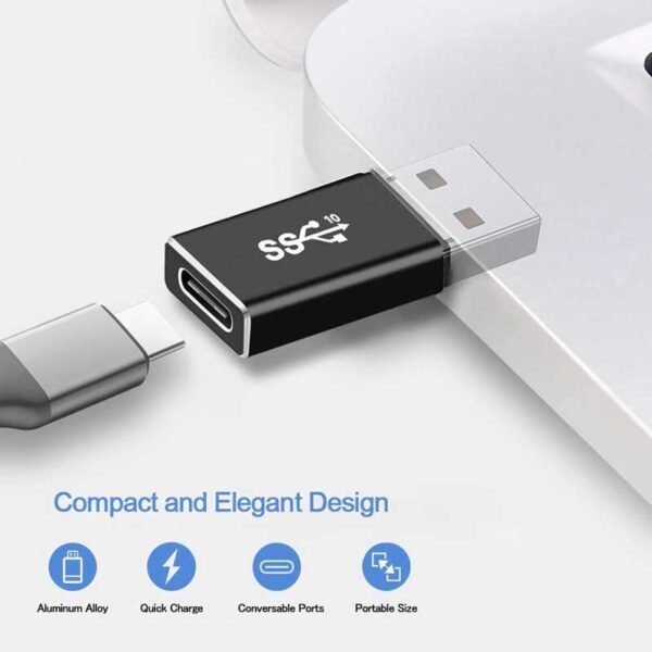 مبدل usb c به usb 3.0 مدل NETPIL-TB862