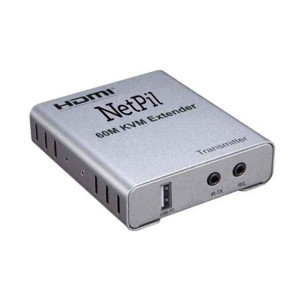 سوییچ 2 پورت HDMI KVM EXTENDER نت پیل مدل KVEX60