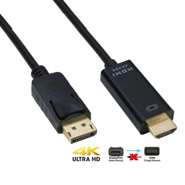 کابل تبدیل HDMI به Displayport مدل NETPIL DBHD4K