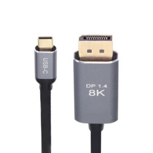 یک تلفن یا رایانه با پورت USB Type-C یا Thunderbolt 4/3 را به مانیتور دارای DisplayPort متصل می کند و نیازی به درایور یا نرم افزار نیست