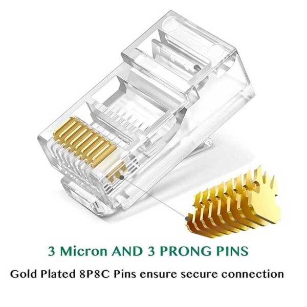 سوکت شبکه CAT6 UTP میان گذر نت پیل