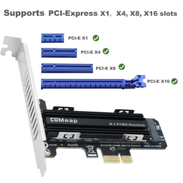 کارت تبدیل M2 SSD NVME به PCI-E مدل netpil-7051
