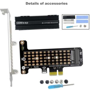 کارت تبدیل M2 SSD NVME به PCI-E مدل netpil-7051