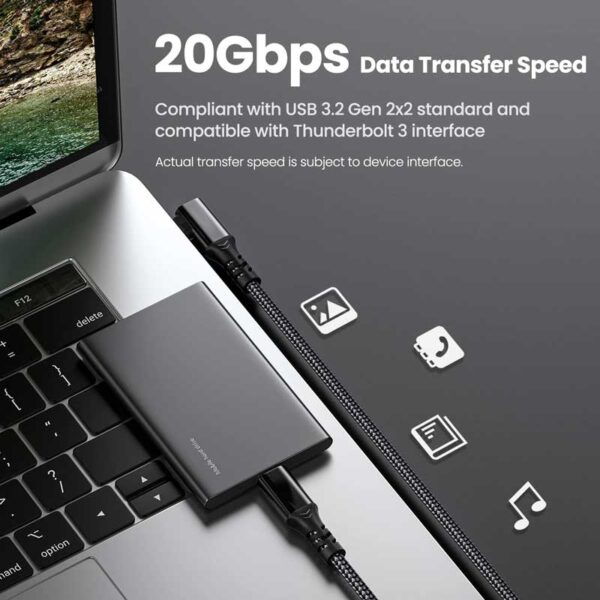 کابل USB-C مدل NETPIL L1590 طول 1.5 متر