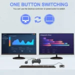 سوییچ 2 پورت USB نت پیل مدل U204