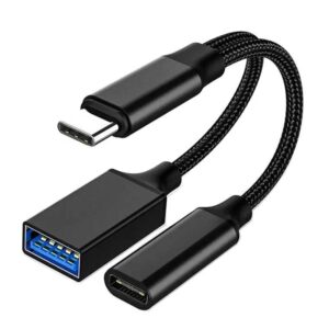کابل تبدیل USB-C به USB-C / USB 3.0 مدل NETPIL TB701 طول 0.1 متر