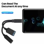 کابل تبدیل USB-C به USB-C / USB 3.0 مدل NETPIL TB701 طول 0.1 متر