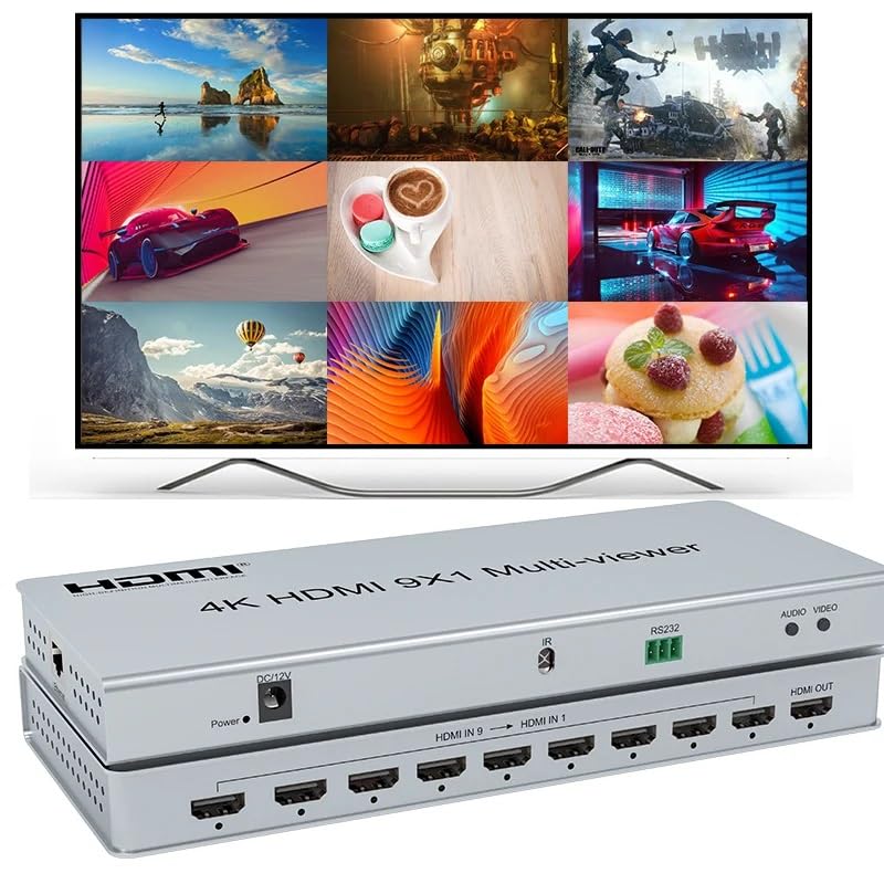 سویچ کواد ویوئر 8*1 نت پیل مدل SWQ81 سویچ کواد ویوئر 8*1 نت پیل مدل SWQ81