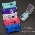 کابل شارژ 20 سانتی متری آیفون مدل CANDY