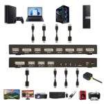 کی وی ام سوئیچ 4 پورت DisplayPort نت پیل مدل DK401