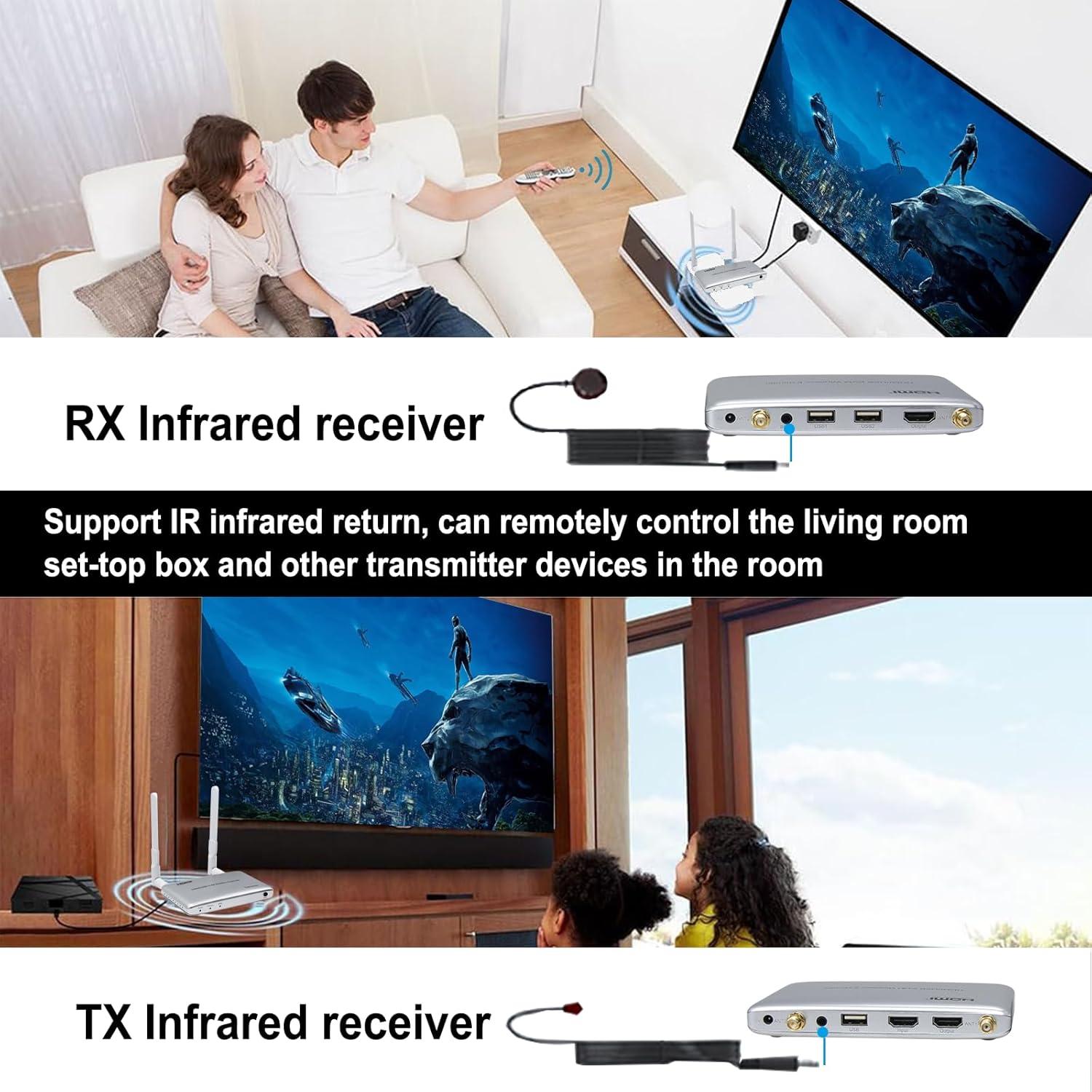 کی وی ام سوییچ HDMI بیسیم دو پورت نت پیل مدل kvwl200m کی وی ام سوییچ HDMI بیسیم دو پورت نت پیل مدل kvwl200m