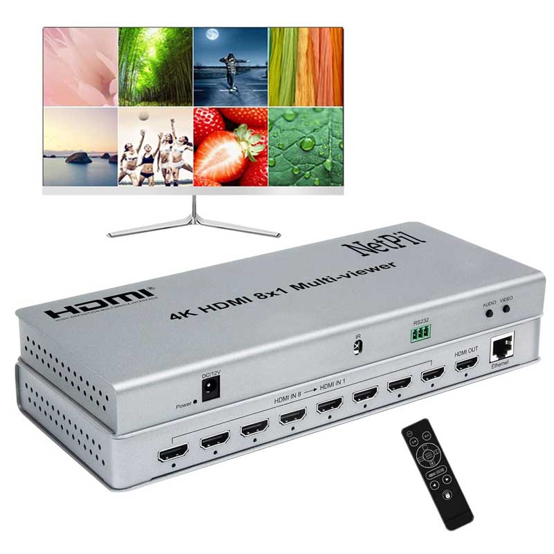 سویچ کواد ویوئر 8*1 نت پیل مدل SWQ81 سویچ کواد ویوئر 8*1 نت پیل مدل SWQ81