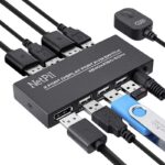 کی وی ام سوئیچ ۲ پورت DisplayPort نت پیل مدل DK201