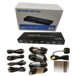 کی وی ام سوئیچ 4 پورت DisplayPort نت پیل مدل DK401