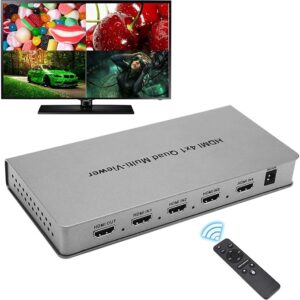 سوییچ چهار پورت کوادویوئر 4*1 HDMI QUAD VIEWER نت پیل مدل Q401