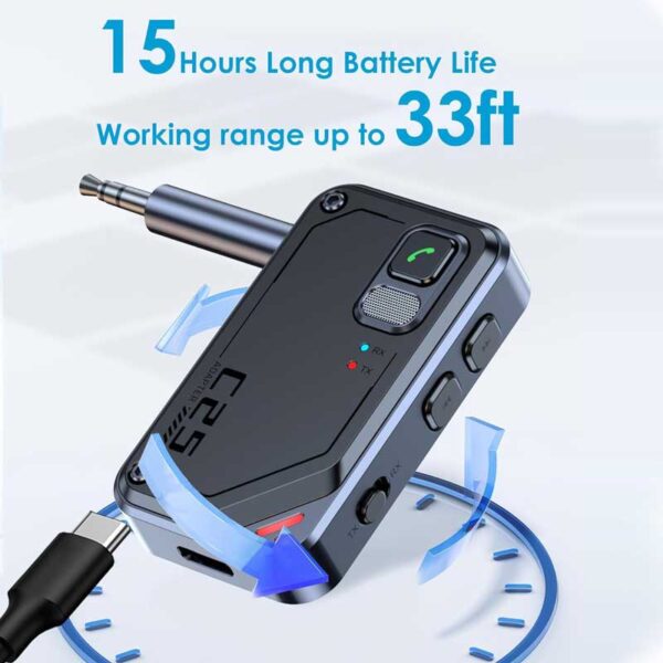 گیرنده فرستنده بلوتوثی صدا مدل NETPIL C25