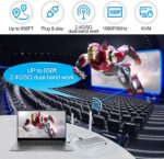 کی وی ام سوییچ HDMI بیسیم دو پورت نت پیل مدل kvwl200m