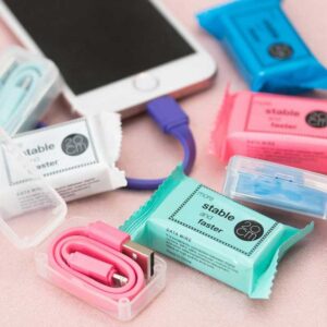 کابل شارژ 20 سانتی متری آیفون مدل CANDY