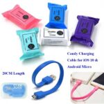 کابل شارژ 20 سانتی متری آیفون مدل CANDY