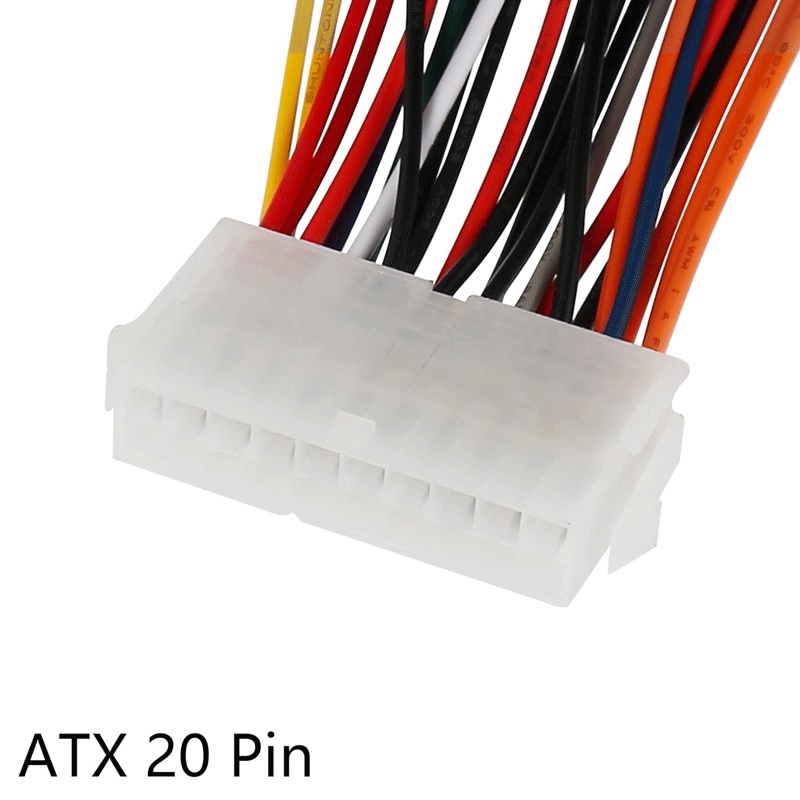 کابل تبدیل برق 20 به 24 پین مدل NETPIL-7000 طول 0.30 متر