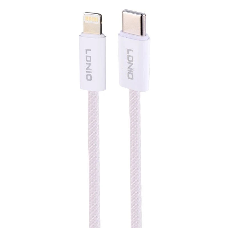 کابل تبدیل USB-C به Lightning الدینیو مدل LC901i طول 1 متر