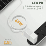 کابل تبدیل USB-C به USB-C الدینیو مدل LC121C طول 1 متر