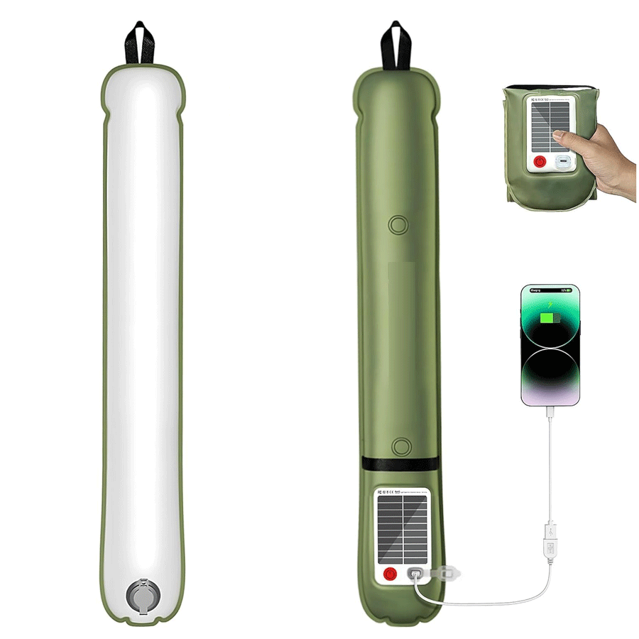 چراغ کمپینگ شارژی خورشیدی بادکنکی مدل CAMPING LANTERN