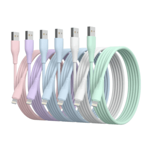 کابل شارژ آیفون رنگی بسته 10 عددی NETPIL IOS 10PCS